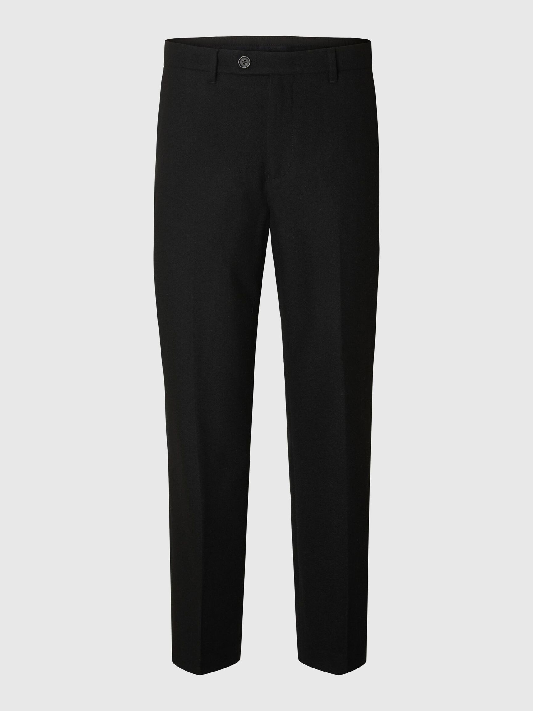 196 STRAIGHT FIT BUKSER, Black, highres