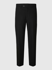 196 STRAIGHT FIT BUKSER, Black, highres