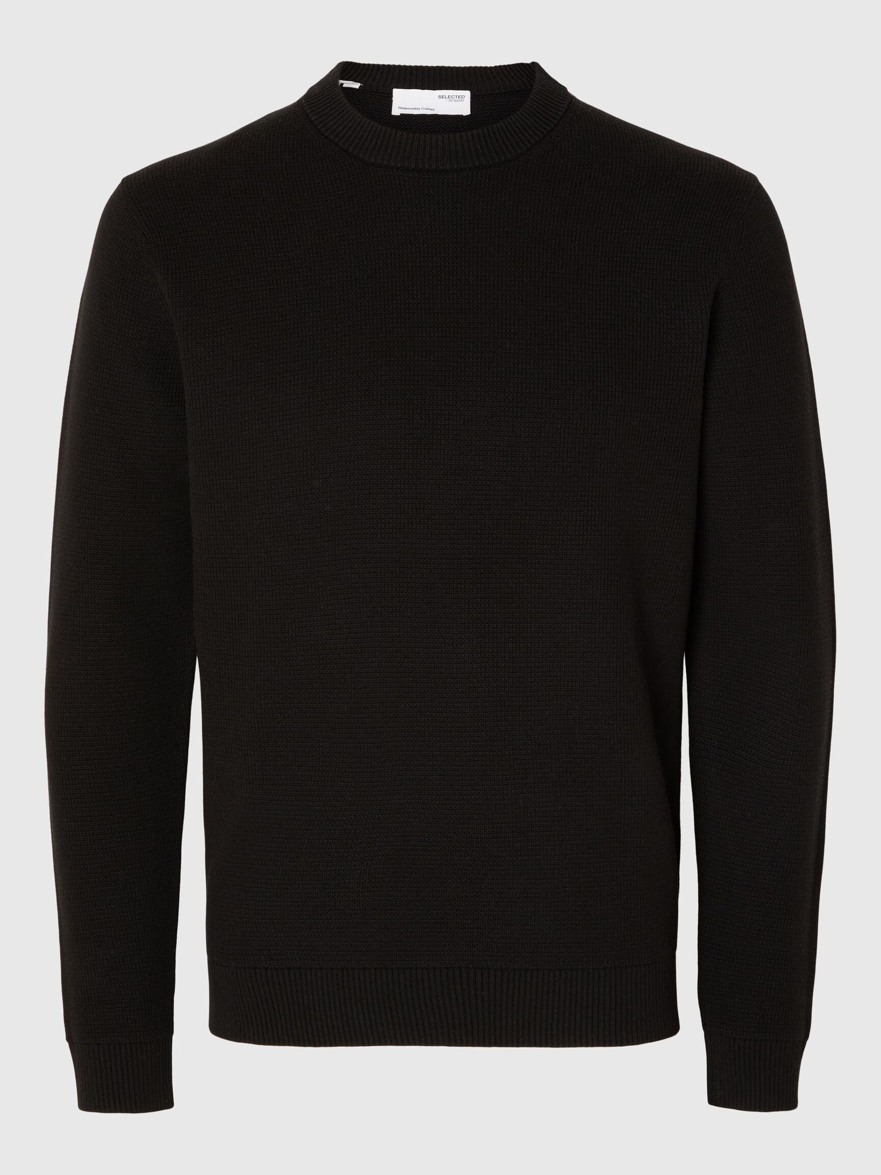 SWEAT-SHIRTS RAS DE COU PULL, Black, highres