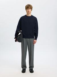 100% COTTON SWEATSHIRT, Dark Sapphire, highres