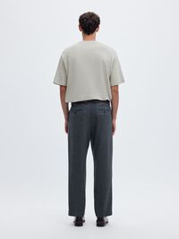 CAMISETA MANGAS CORTAS DE CORTE HOLGADO CAMISETA, Light Grey Melange, highres