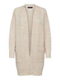 LANG GEBREID VEST, Birch, highres
