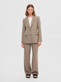 KLASSISCHER VISKOSEMIX BLAZER, Camel, highres