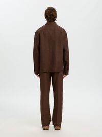 LINEN OVERSHIRT, Delicioso, highres