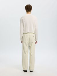 220 LOOSE FIT BROEK, Silver Birch, highres