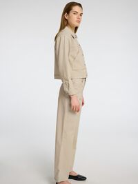 HÖG MIDJA VIDA JEANS, Beige, highres