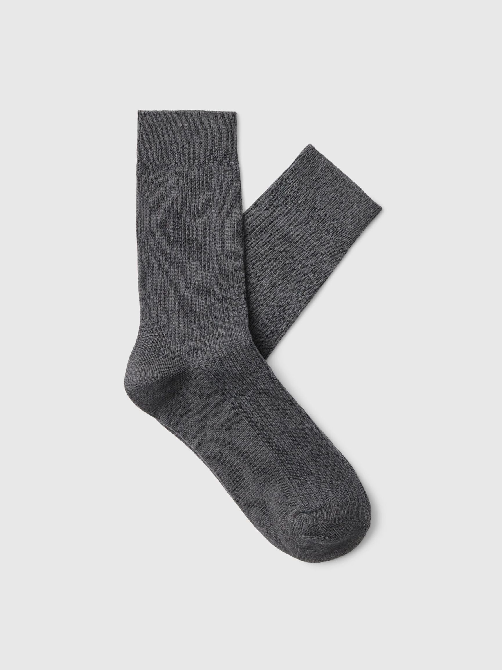 COTTON BLEND SOCKS, Dark Shadow, highres