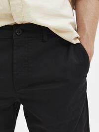 196 JAMBE DROITE CHINOS, Black, highres