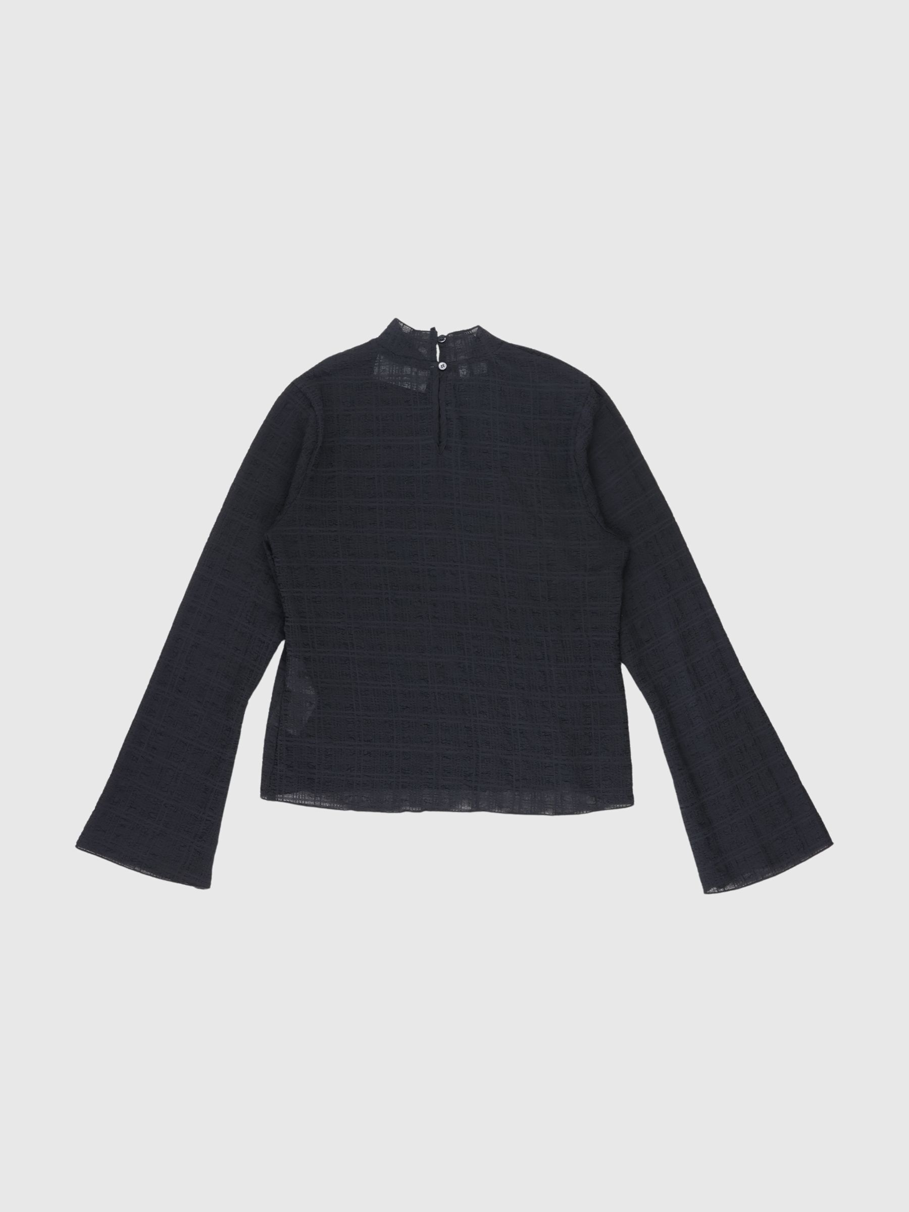 SMOCK-DETALJE TOP, Black, highres