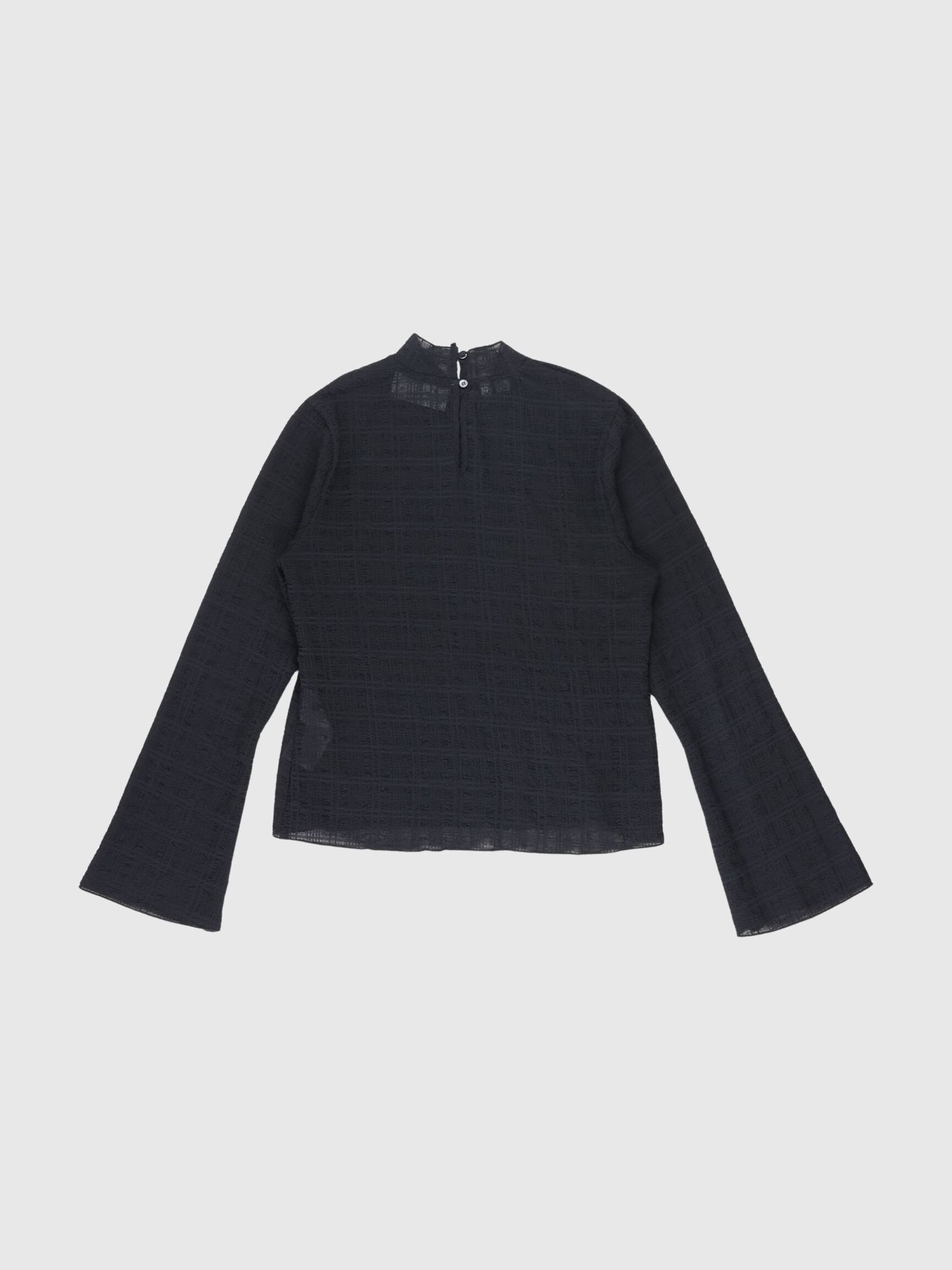 SMOCK-DETALJE TOP, Black, highres
