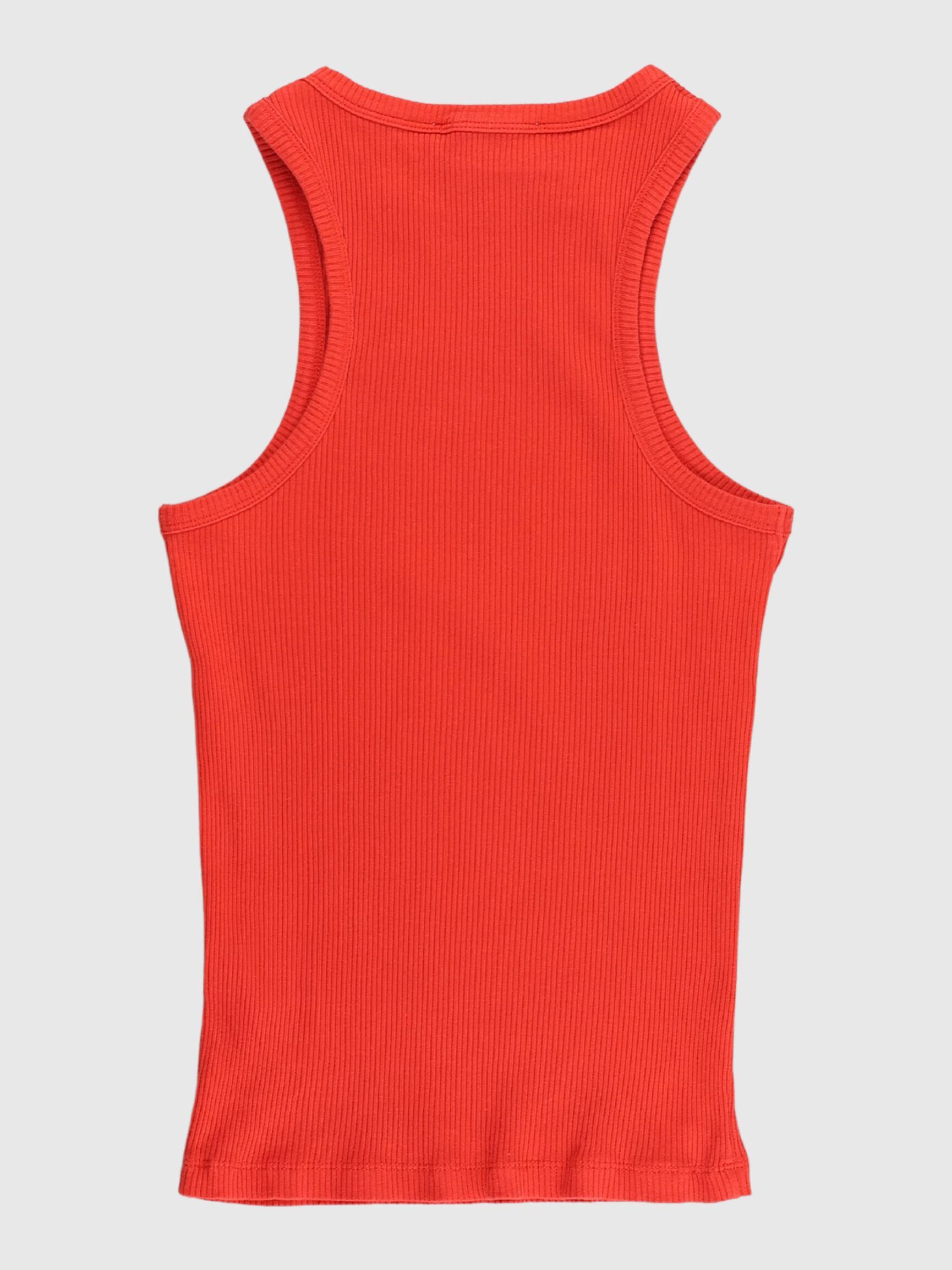 RIBBET TANKTOP, Flame Scarlet, highres