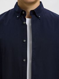 COTTON LONG SLEEVED SHIRT, Sky Captain, highres
