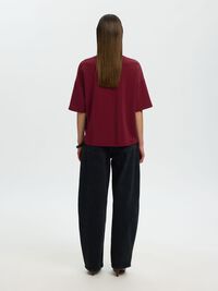 OVERSIZED T-SHIRT, Tawny Port, highres