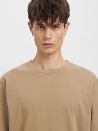 RELAXED FIT T-SHIRT, Dune, highres