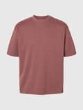 Selected LOOSE FIT T-SHIRT, Rose Brown, highres - 16094143_RoseBrown_001.jpg