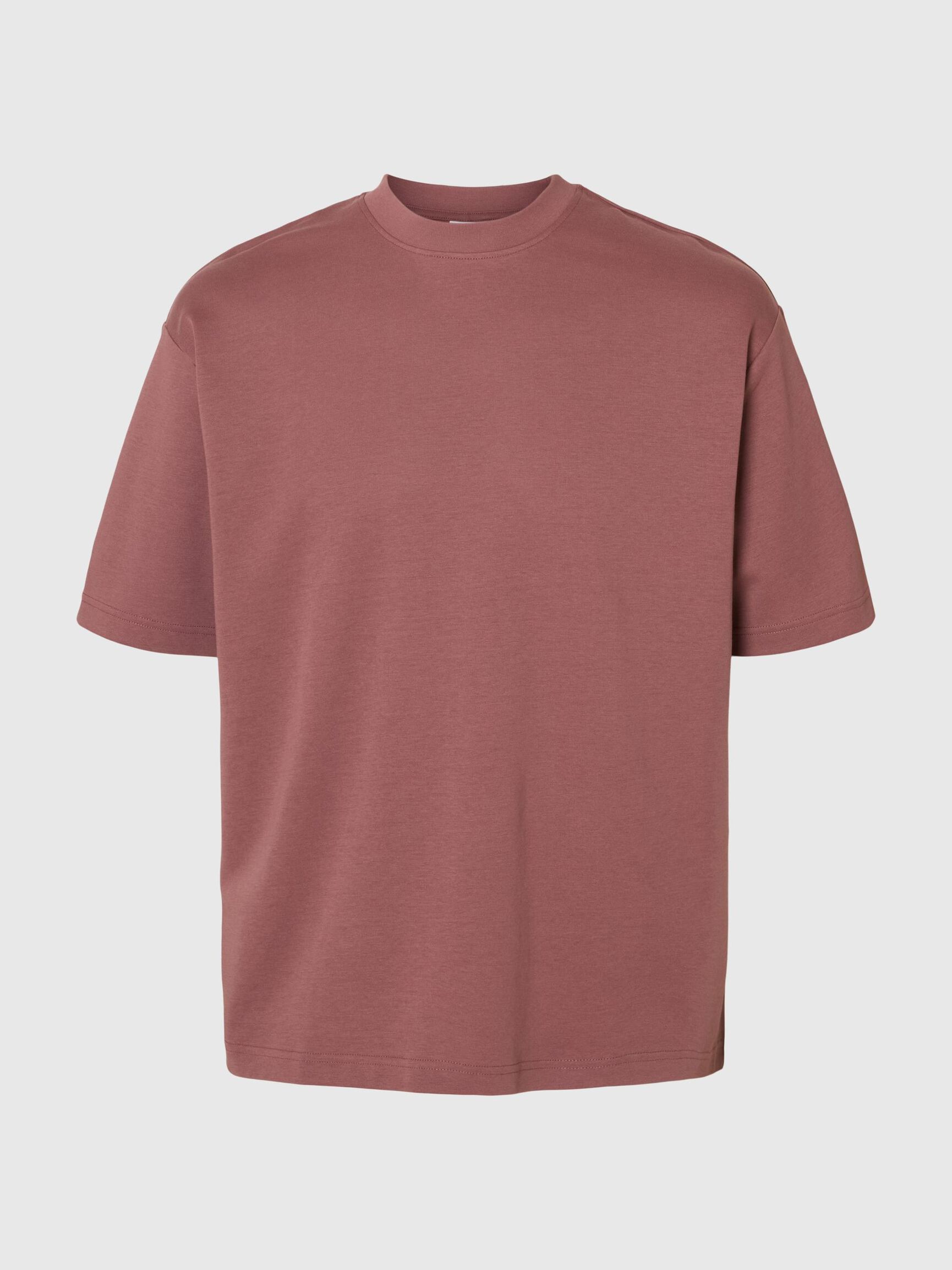 LOOSE FIT T-SHIRT, Rose Brown, highres