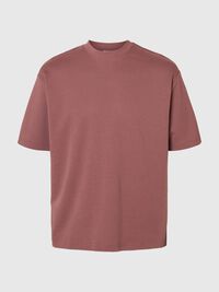 LOOSE FIT T-SHIRT, Rose Brown, highres