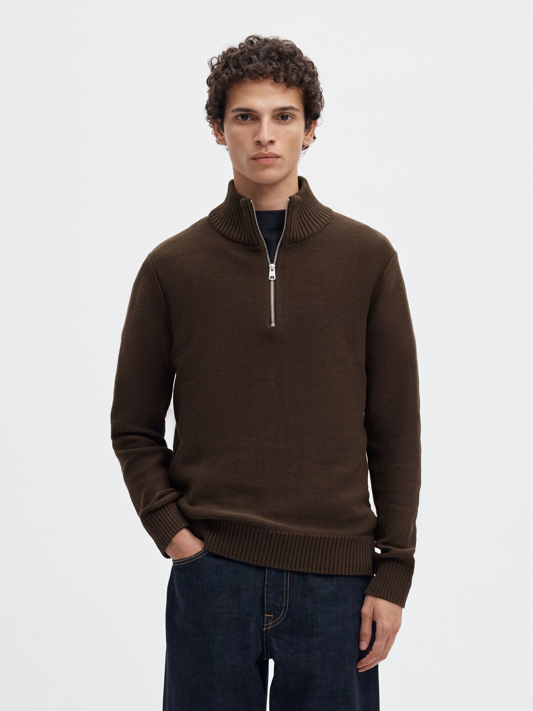 HALV GLIDELÅS PULLOVER, Delicioso, highres