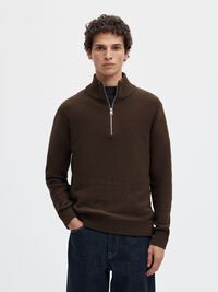 HALV GLIDELÅS PULLOVER, Delicioso, highres