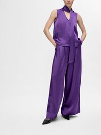 EXTRA WIDE SATIN TROUSERS, Liberty, highres