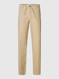LINEN BLEND TROUSERS, Pure Cashmere, highres
