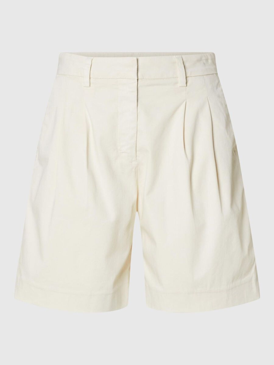 Selected HOOG GETAILLEERD CHINO SHORT, Birch, highres - 16093843_Birch_001.jpg