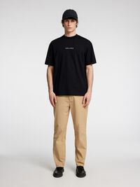 BEDRUKT T-SHIRT, Black, highres