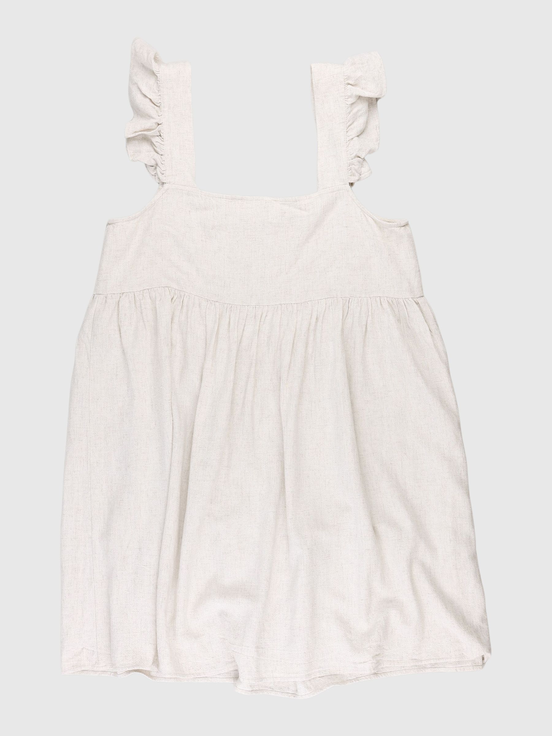 SLEEVELESS MINI DRESS, Sandshell, highres