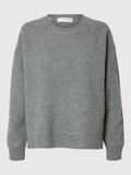 Selected 100% MERINOWOL TRUI, Medium Grey Melange, highres - 16095589_MediumGreyMelange_001.jpg