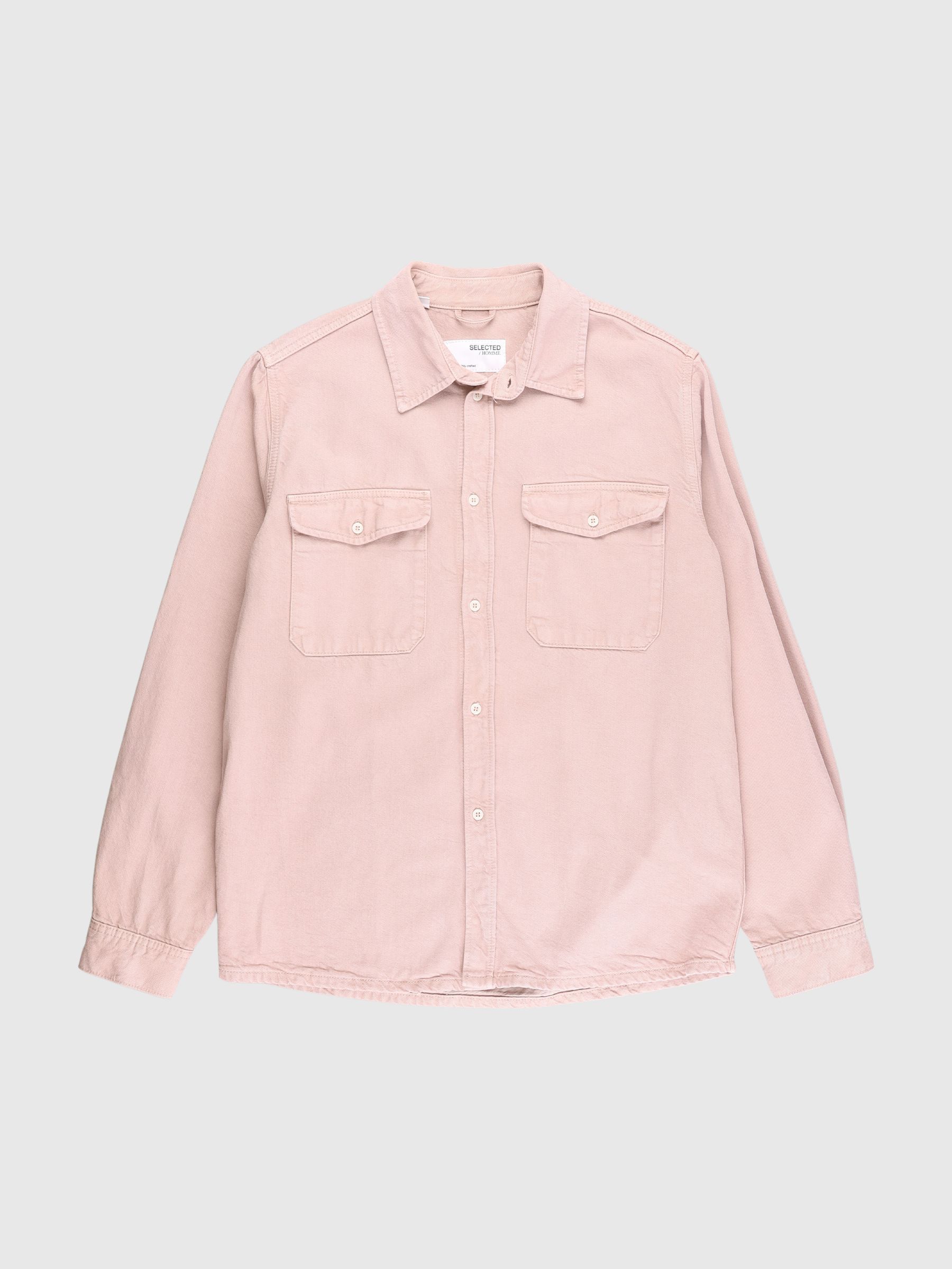 LOOSE FIT OVERSHIRT, Fawn, highres