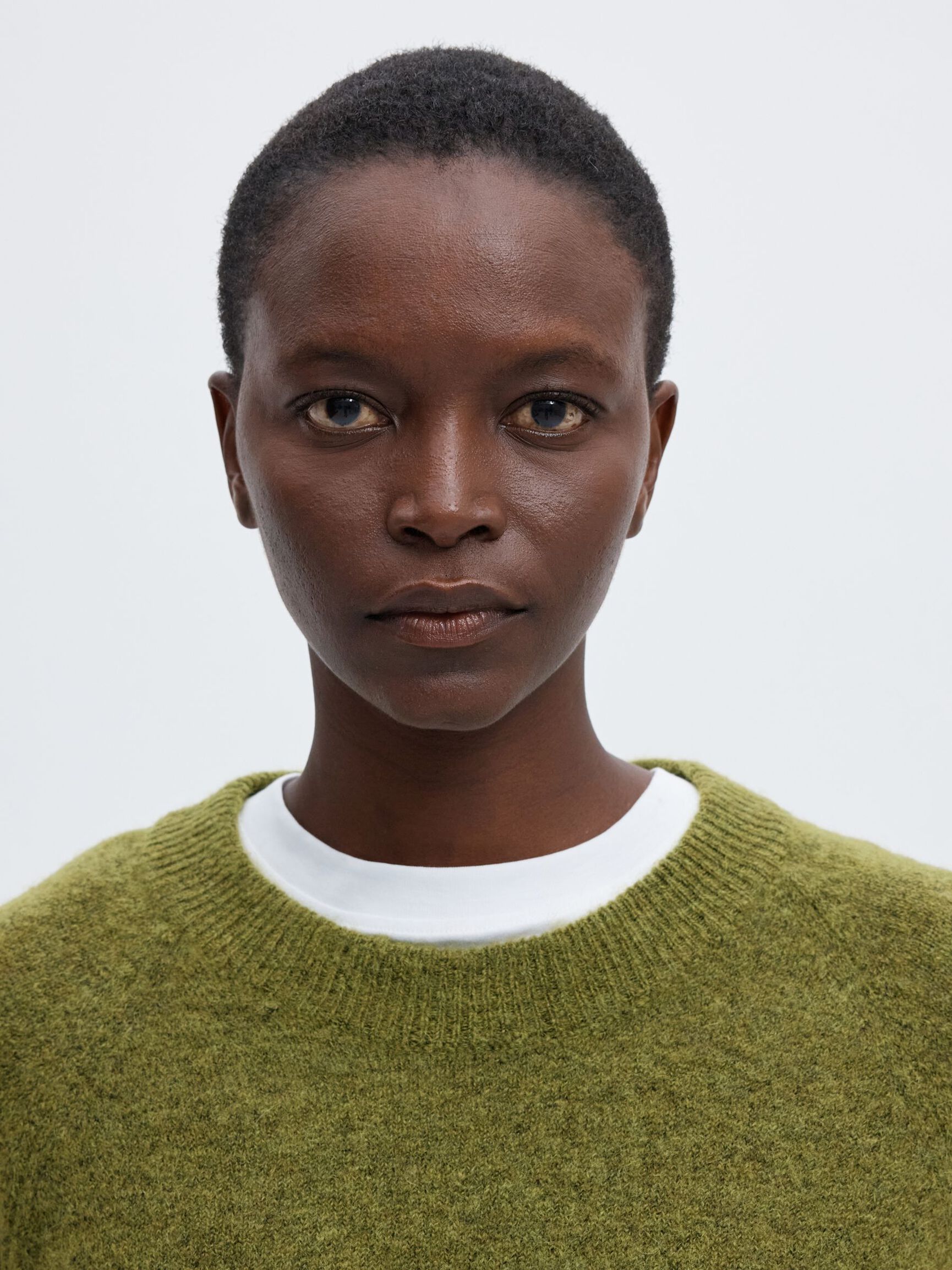LAINE MÉLANGÉE JUMPER, Cardamom Seed, highres