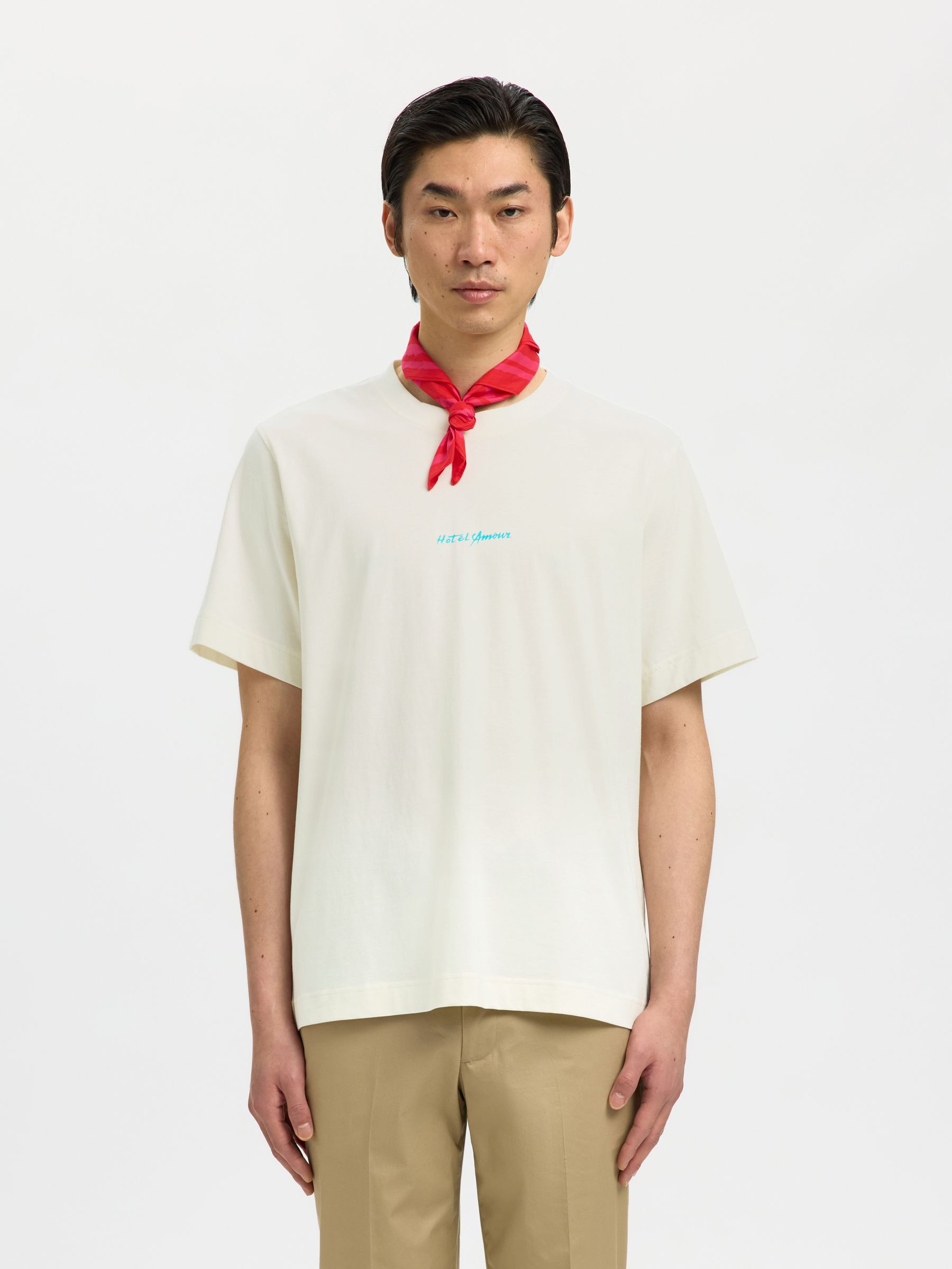 T-SHIRT, Egret, highres