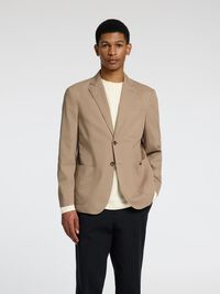 100% BAUMWOLL BLAZER, Chinchilla, highres