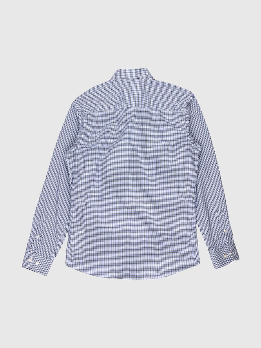 Selected CURVED HEM SHIRT, Dark Navy, highres - 80000383_DarkNavy_002.jpg