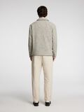 Selected LONG SLEEVED OVERSHIRT, Oatmeal, highres - 16096486_Oatmeal_1160026_004.jpg