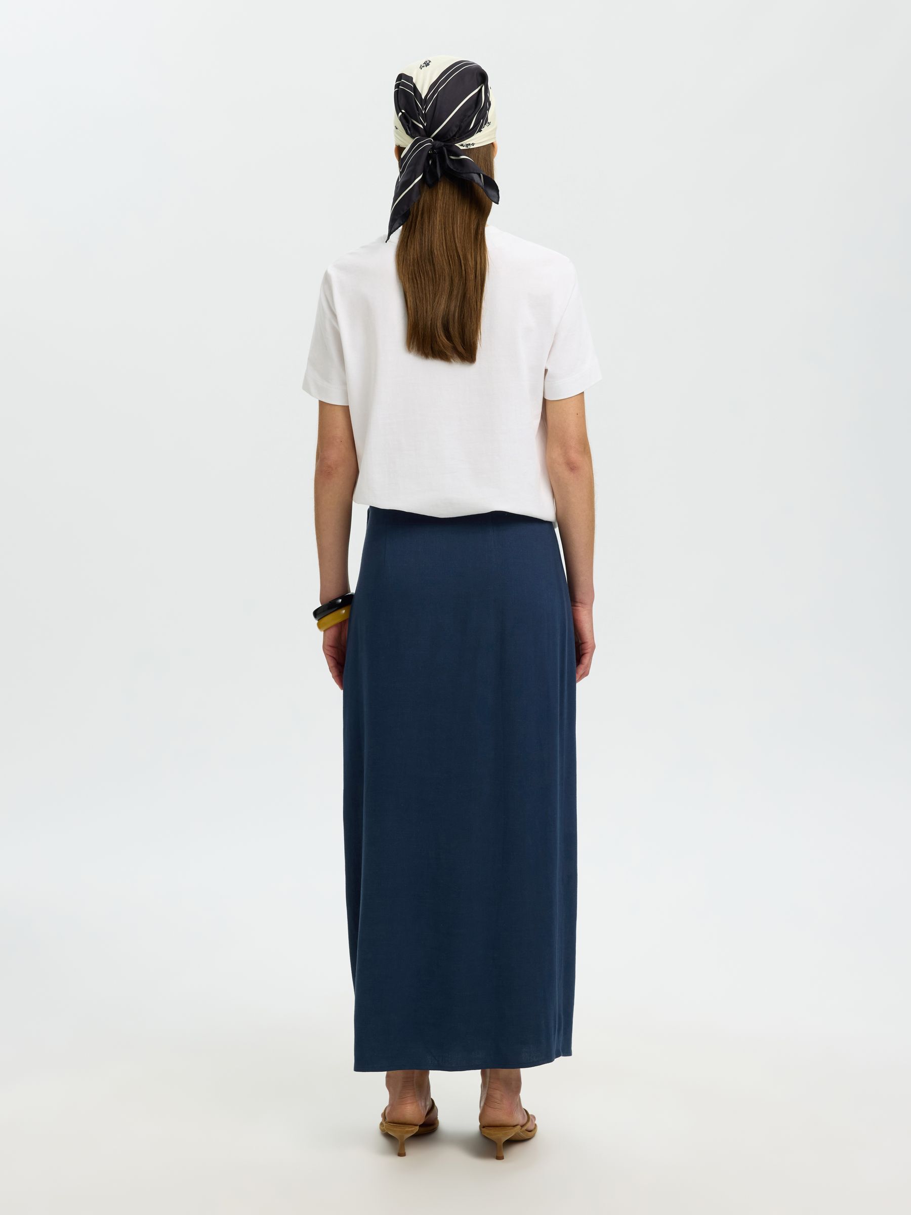 WRAP MAXI SKIRT, Dark Sapphire, highres