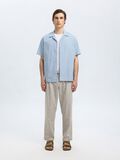 Selected GESTREEPT OVERHEMD MET KORTE MOUWEN, Light Blue, highres - 16097690_LightBlue_1183949_005.jpg