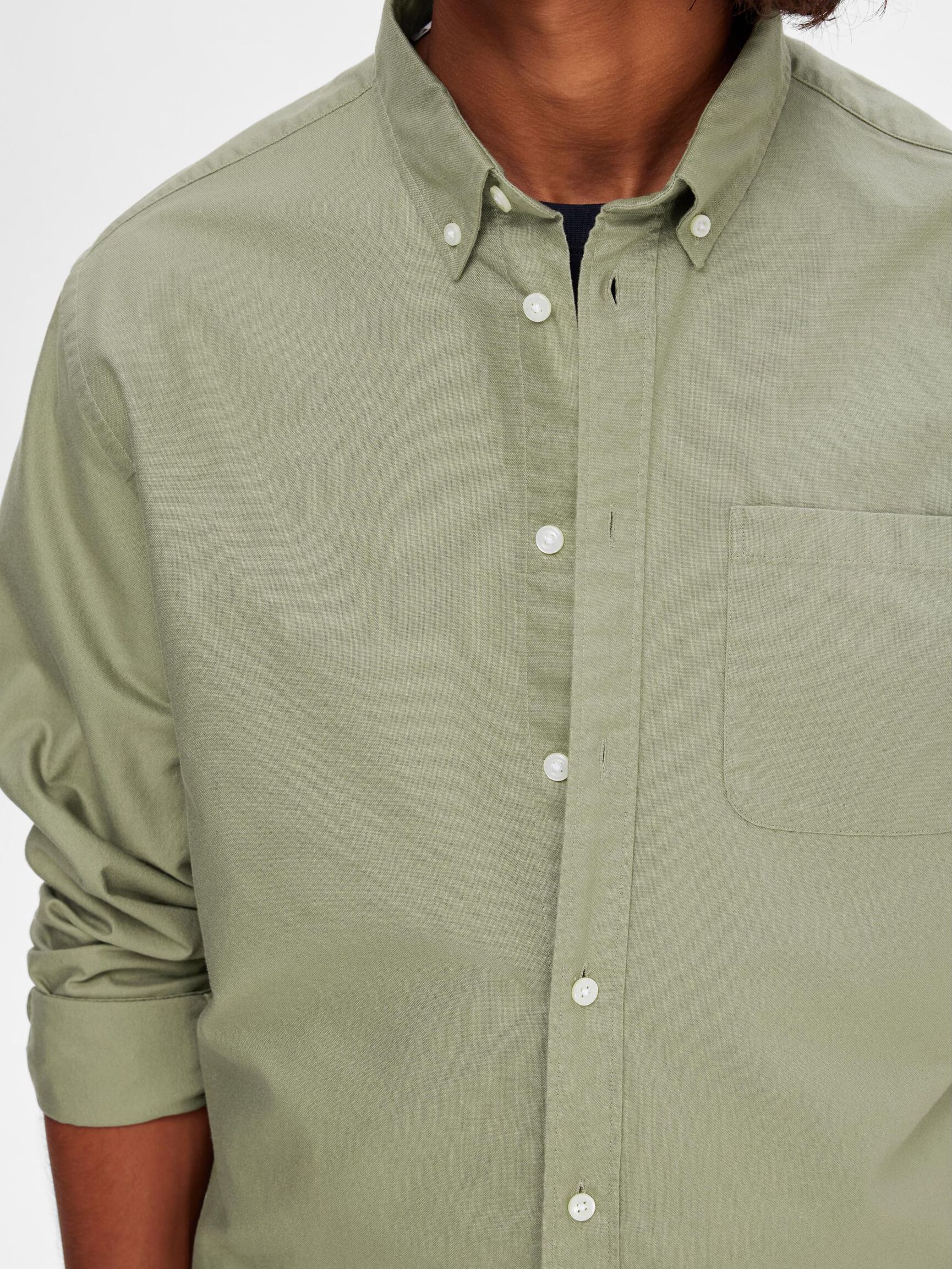 OXFORD CHEMISE, Vetiver, highres