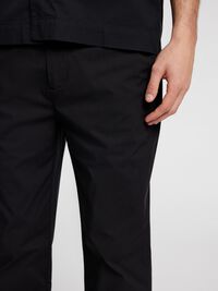 196 BUKSER MED LIGE BEN, Black, highres