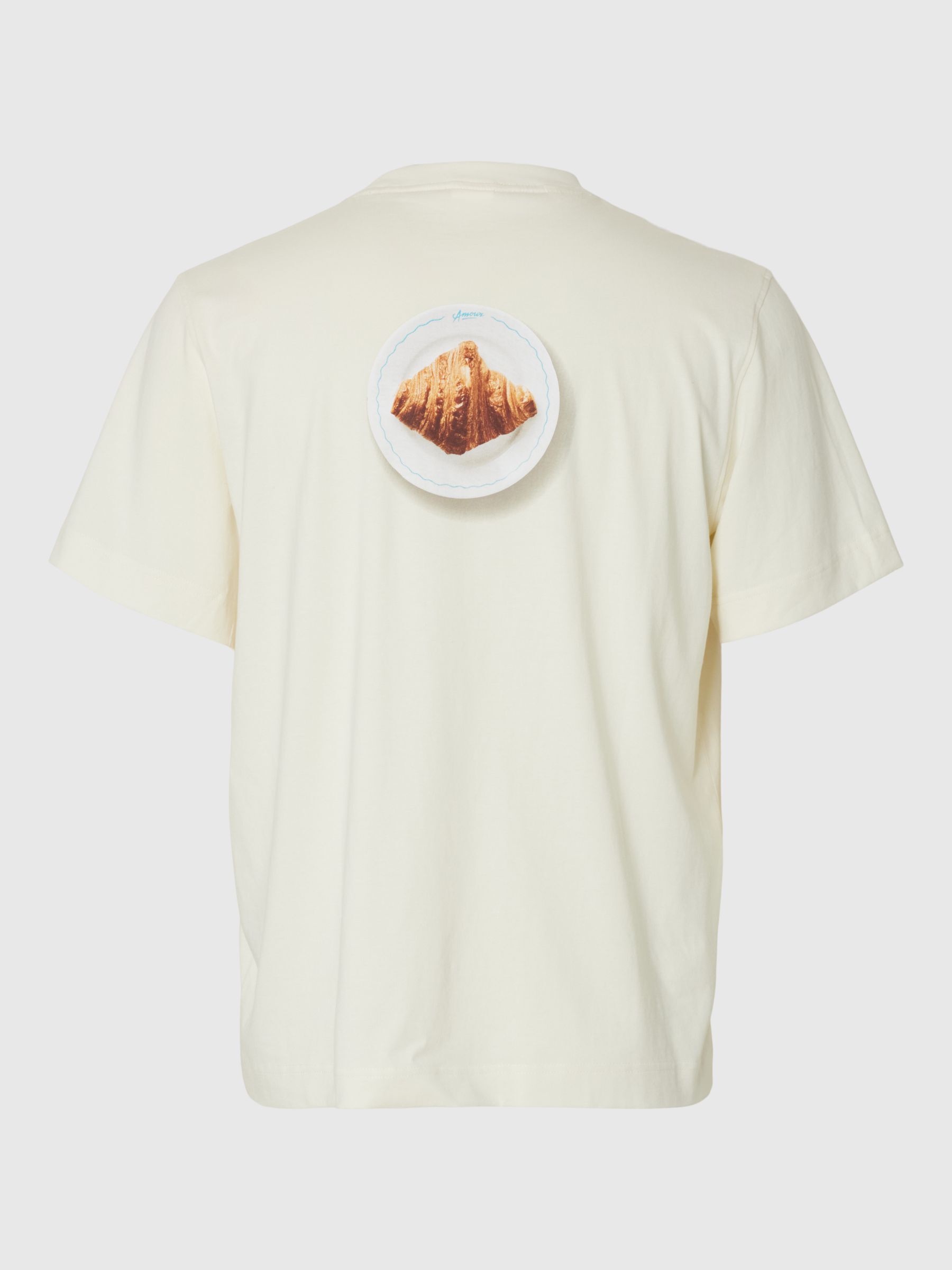 T-SHIRT, Egret, highres