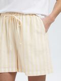Selected MID WAIST LINEN-BLEND SHORTS, Sandshell, highres - 16097920_Sandshell_1187487_006.jpg