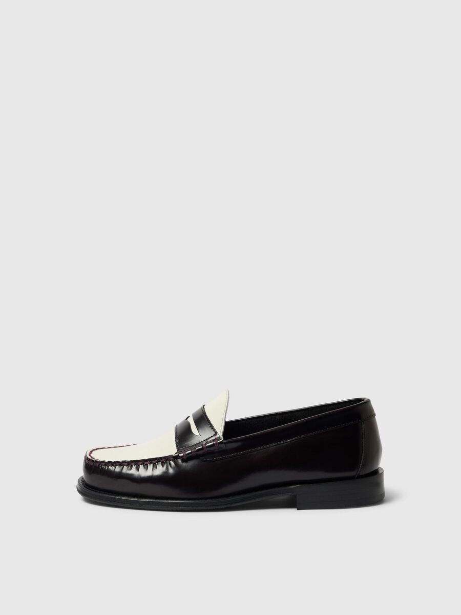 Product tile image - LEATHER LOAFERS, Winery | 16098508_Winery_1204040