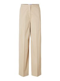 EXTRA WIDE-LEG TROUSERS, Humus, highres