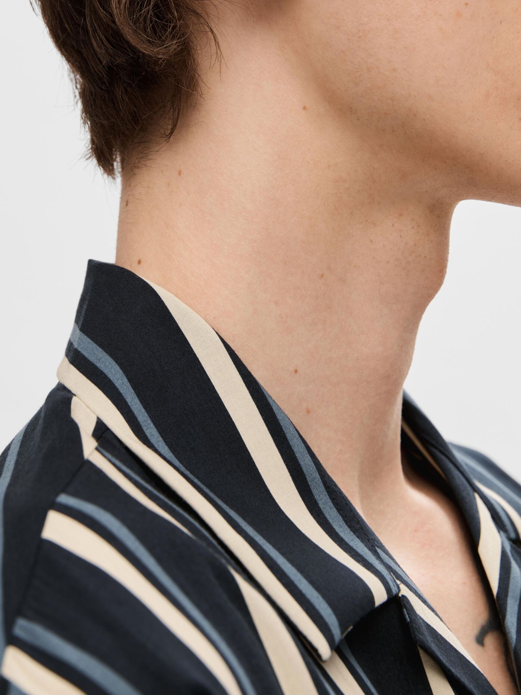 CUBAN COLLAR SHIRT, Sky Captain, highres
