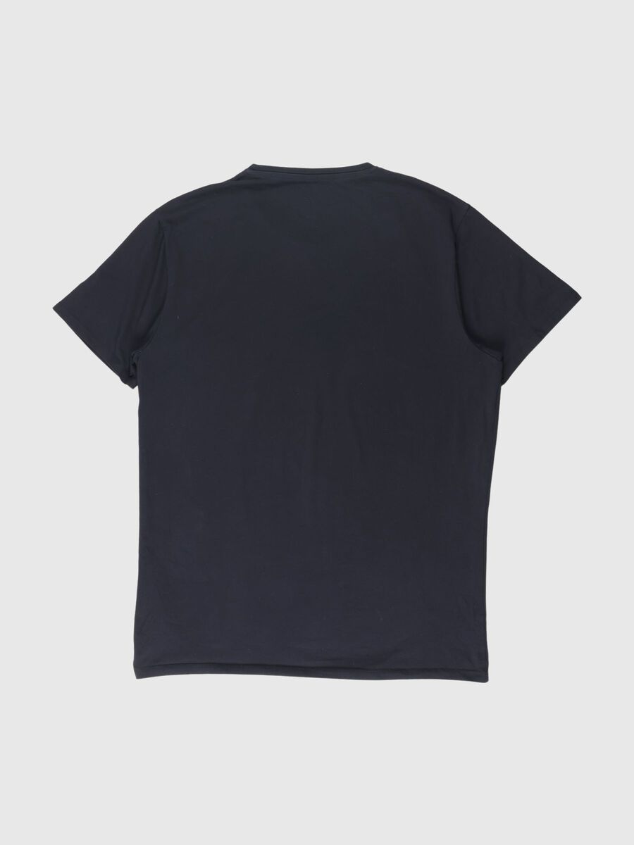 Selected KORTÄRMAD MED AVSLAPPNAD PASSFORM T-SHIRT, Black, highres - 80000203_Black_002.jpg