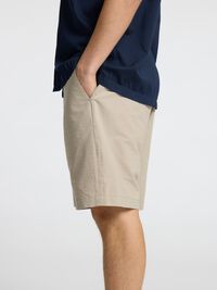 SEERSUCKER SHORTS, Pure Cashmere, highres