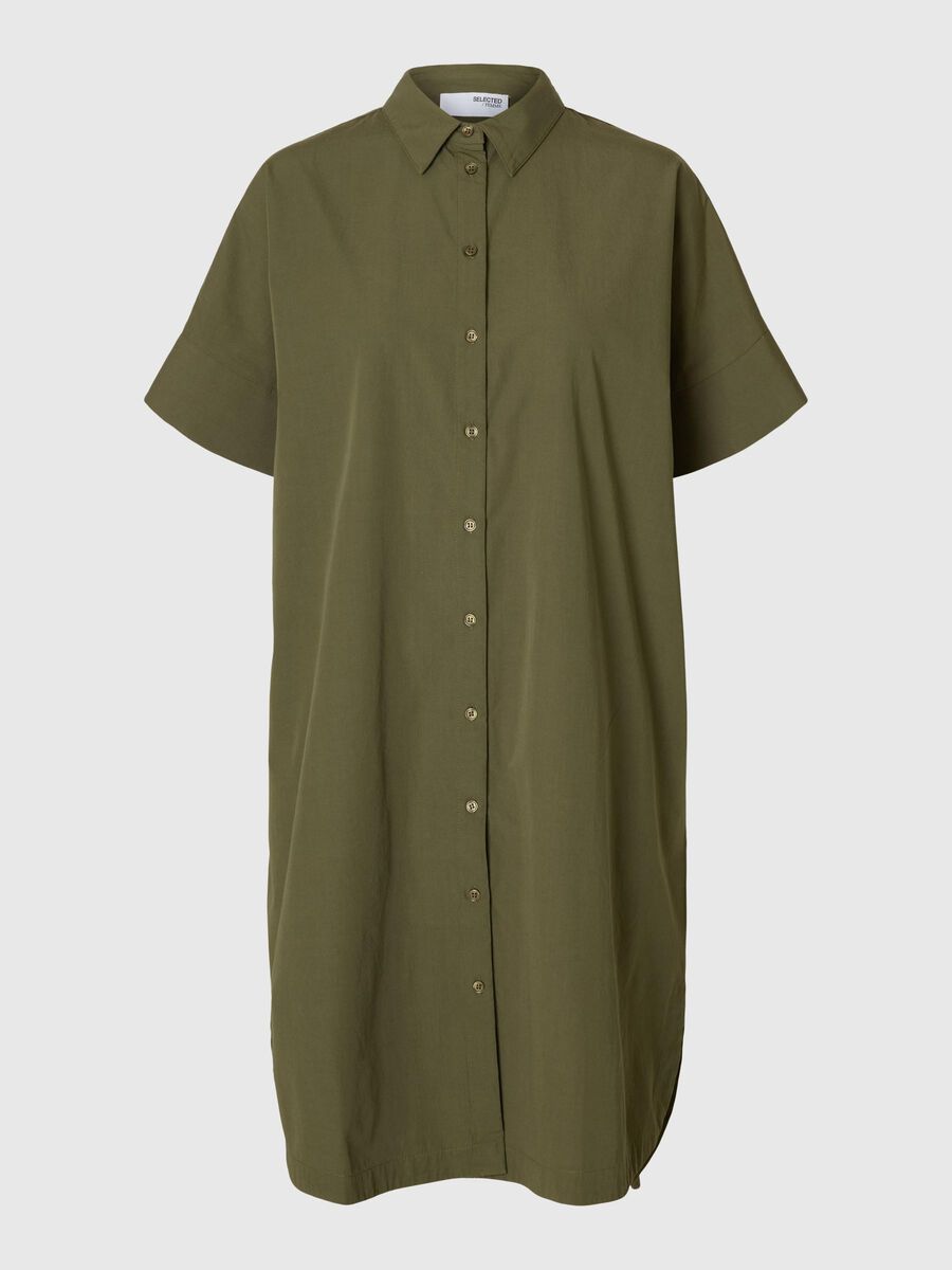 Selected COTTON SHIRT DRESS, Kalamata, highres - 16092160_Kalamata_001.jpg