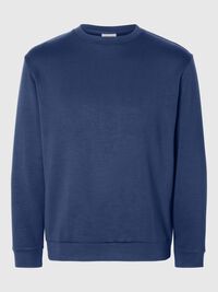 VISCOSE BLEND SWEATSHIRT, Oceana, highres