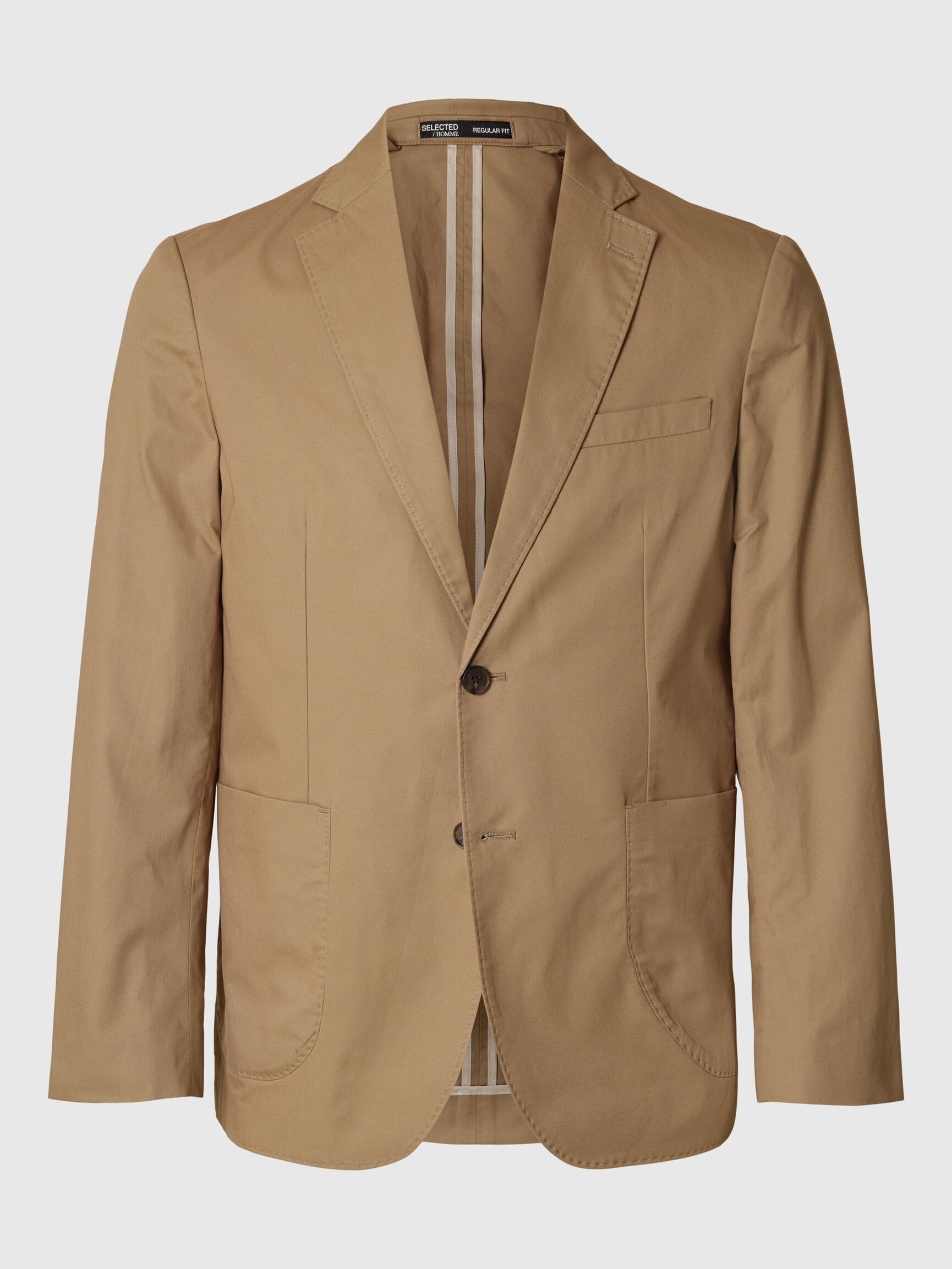 100% COTTON BLAZER, Kelp, highres