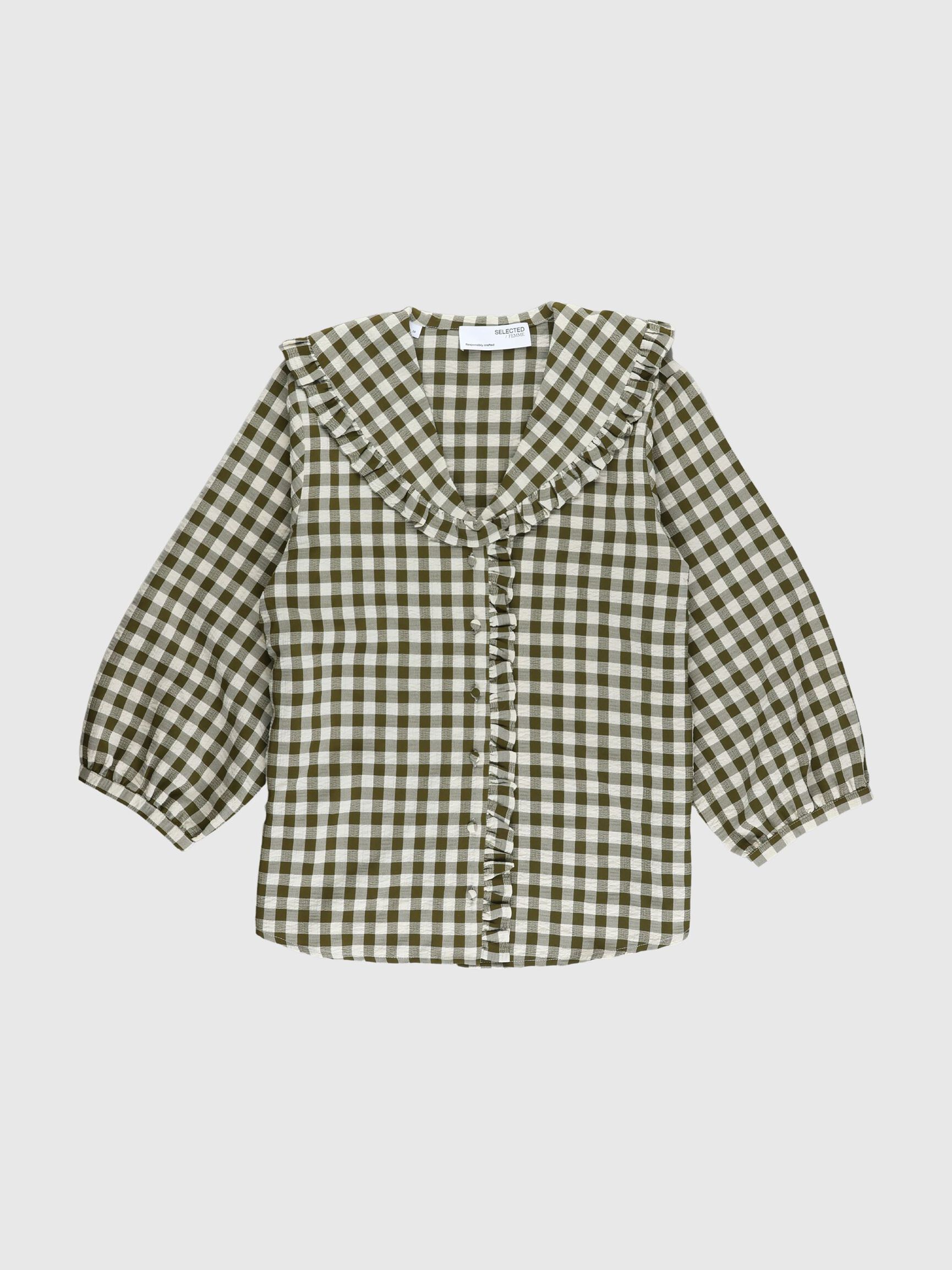GERUIT OVERHEMD, Dark Olive, highres
